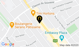 Ski Shop Laval in Beauharnois map