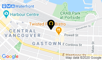Skunkworks Creative Group in Vancouver map