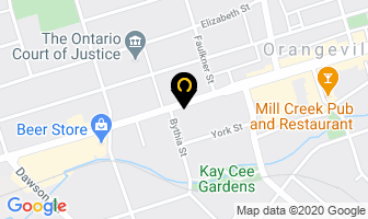 Sky Day Spa in Orangeville map