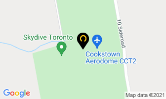 Skydive Toronto Inc in Sherbrooke map
