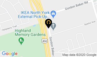 Skylights Unlimited in North York map