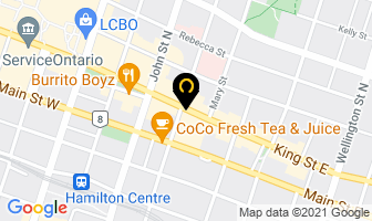 Skyline Canada Inc in Hamilton map