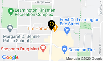 Skyline Real Estate in Leamington map
