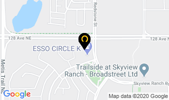 Skyview Ranch Dental Clinic in Calgary map