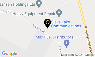 Slave Lake Communications Ltd in Shawinigan map