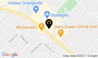 Sleep Country in Orangeville map