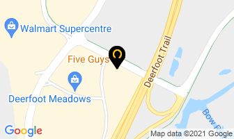 Sleep Country Deerfoot Meadows in Calgary map