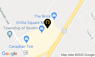 Slickers Salon in Orillia map