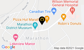 Slim's Auto Salvage & Storage in Marathon map