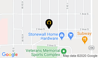 Slip-Inn Ceramic Shoppe in Stonewall map