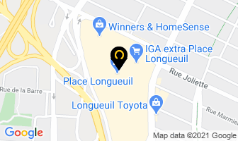 Smart Set Place Longueuil in Longueuil map