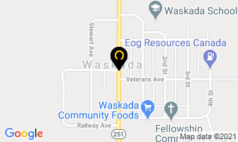 Smartronics in Waskada map