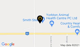 Smith Steel in Yorkton map