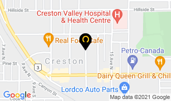 Smith Susan in Creston map