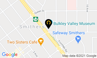 Smithers Art Gallery in Smithers map