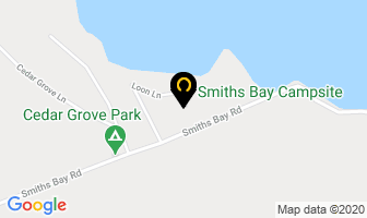 Smiths Bay Campsite in North Algona Wilberforce map