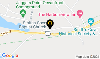 Smiths Cove Baptist Church in Echo Bay map