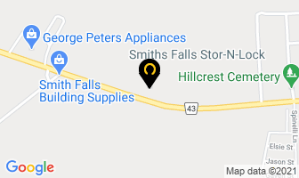 Smiths Falls Stor-N-Lock in Montreal map