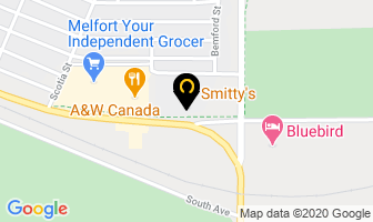 Smitty's Family Restaurant in Kitchener map