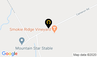 Smokie Ridge Vineyard in The Blue Mountains map
