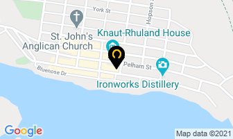Smuggler's Cove Inn in Sharon map