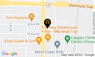 Smuggler's Inn in Calgary map