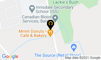 Snow Goer Media in Barrie map