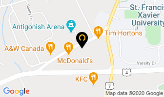 Snow Queen Family Restaurant in Antigonish map