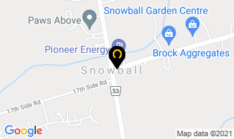 Snowball Corner Convenience in King City map