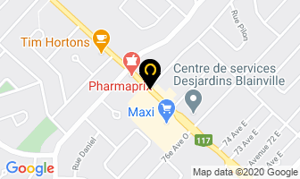 Sofimel Family Trust in Blainville map