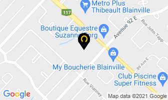 Solarium Alpha Cabanon in Blainville map