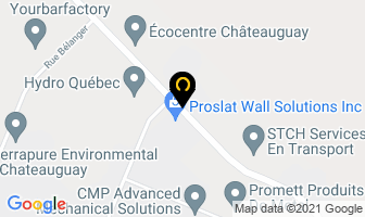 Solutions Murales Proslat Inc in Châteauguay map
