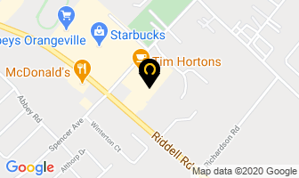 Somerville Chiropractic Clinic in Orangeville map