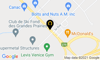 Sonic St Romuald in Levis map