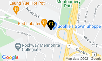 Sophie's Gown Shoppe in Kitchener map