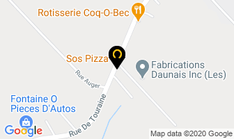 Sos Pizza in Saint-amable map