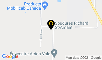 Soudures Richard St-Amant Inc in Acton Vale map