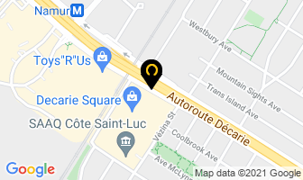 Soundsation Inc in Côte Saint-Luc map