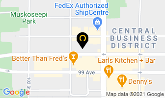 Source Adult in Grande Prairie map
