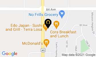 South 40 Dental in Grande Prairie map