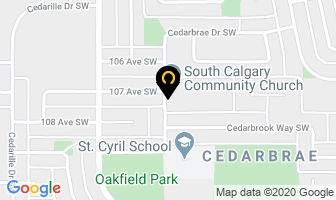 South Calgary Community Church in Calgary map