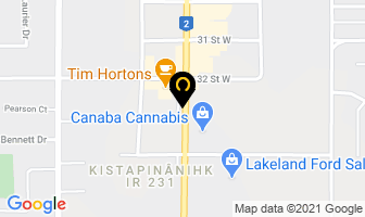 South Hill Inn in Prince Albert map
