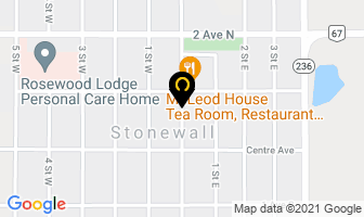 South Interlake Community Development Corporation in Stonewall map