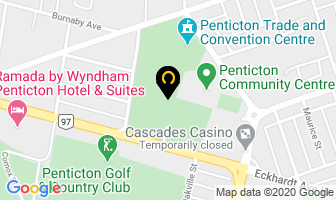 South Okanagan Events Centre in Penticton map