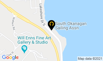 South Okanagan Sailing Assn in Summerland map