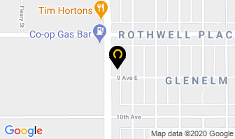 South Sask Customs in Regina map