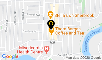 South Sherbrook Therapy in Winnipeg map