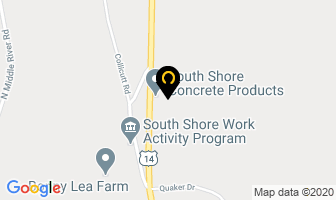 South Shore Concrete Products in Chester map