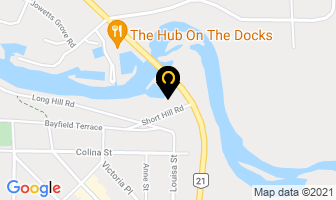 South Shore Marina in Bluewater map