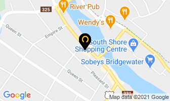South Shore Ready Mix Ltd in Bridgewater map